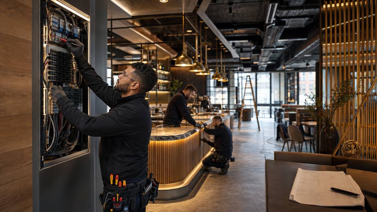 Commercial electrical project