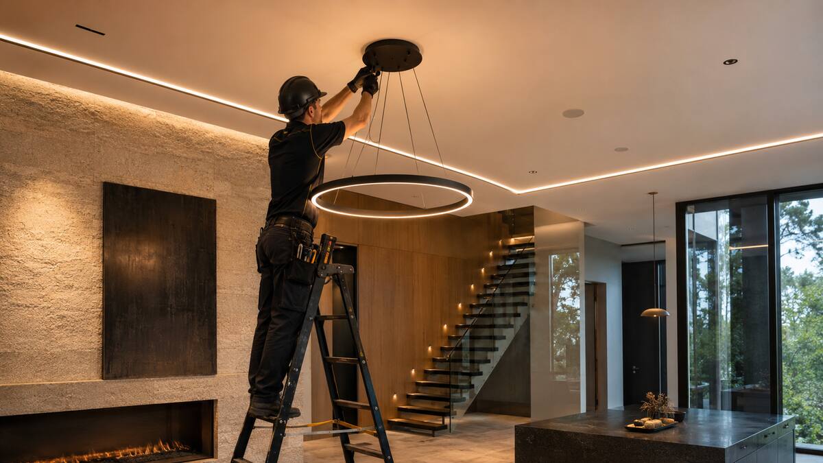 Custom home electrical project